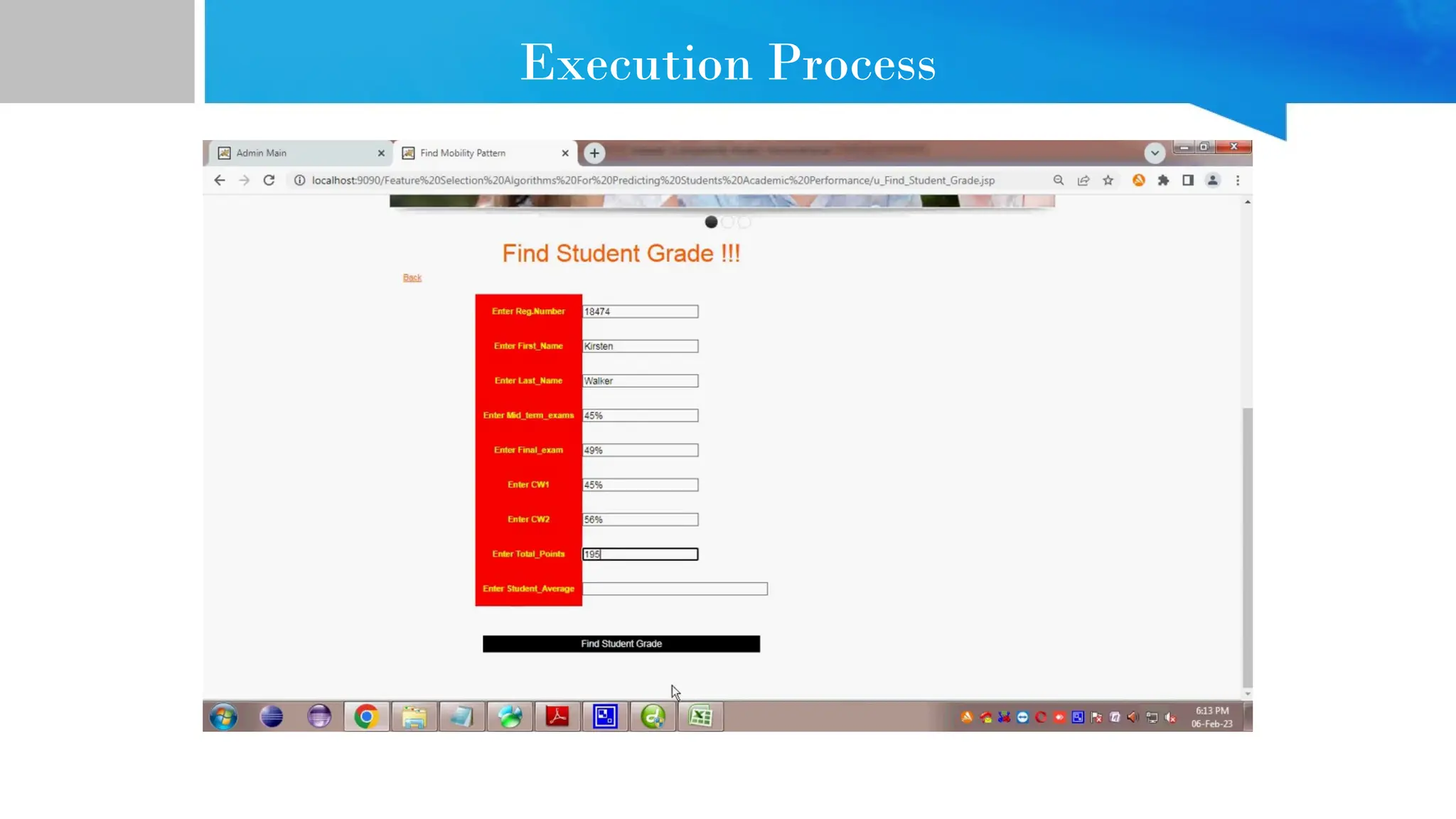 Execution Process
 