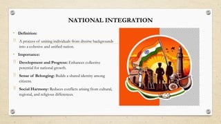 Role of Education in National Integration and Harmony | PPTX