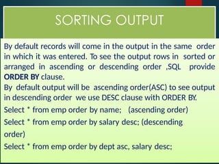 SQL python for beginners easy explanation with concepts and output .pptx