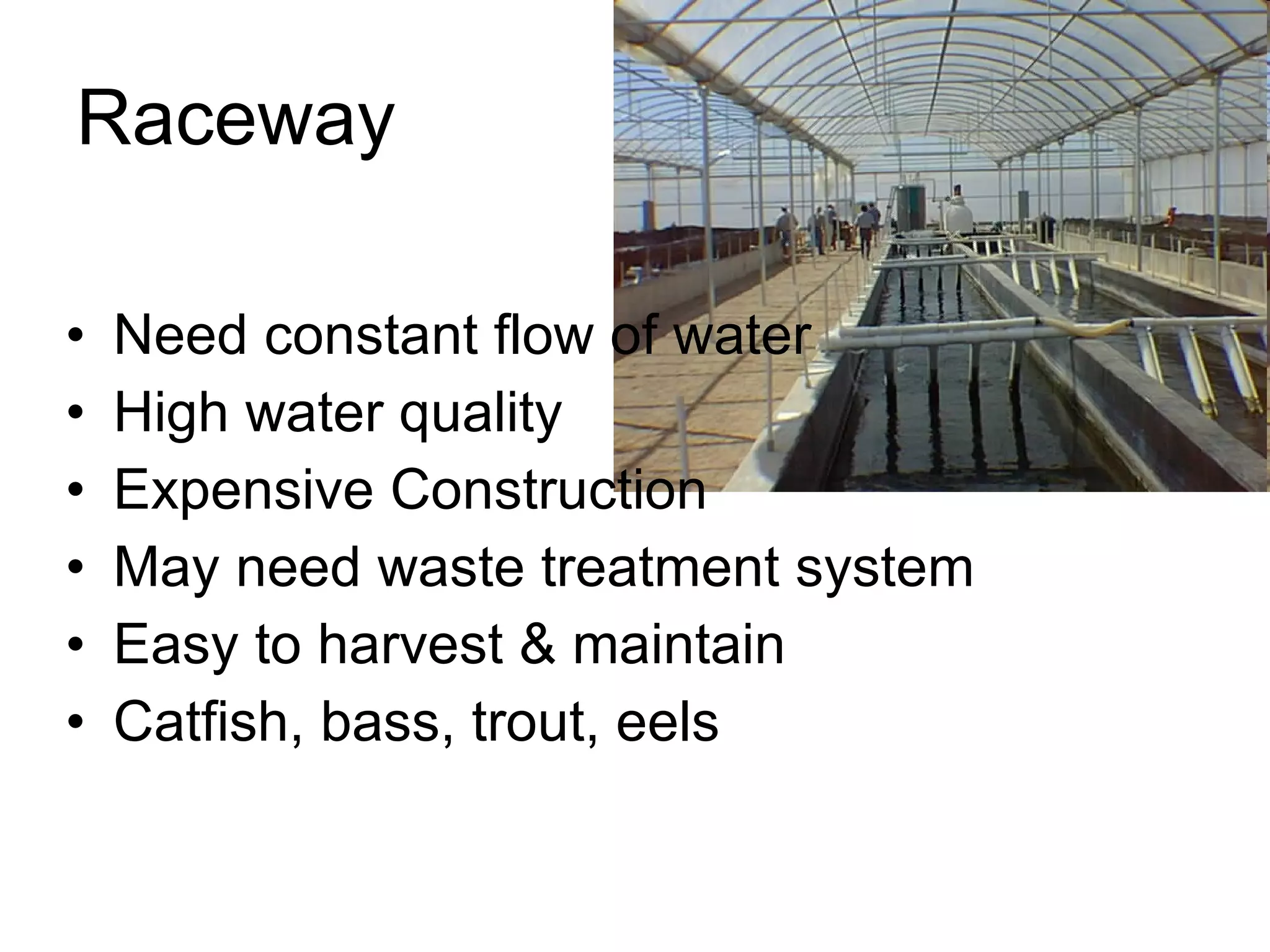 Fish Raceway Nrcs Aquaculture Systems | PPT