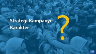 30
Strategi Kampanye
Karakter
30
 