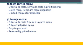 2. Types of Menu of food and beverage.pptx