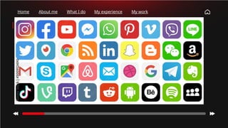 Home About me What I do My experience My work
 