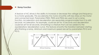 Icd Ramp Function 2. AC Drive Sample in Industry for electrical engineering | PPTX