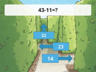 43-11=?
32
23
14
 