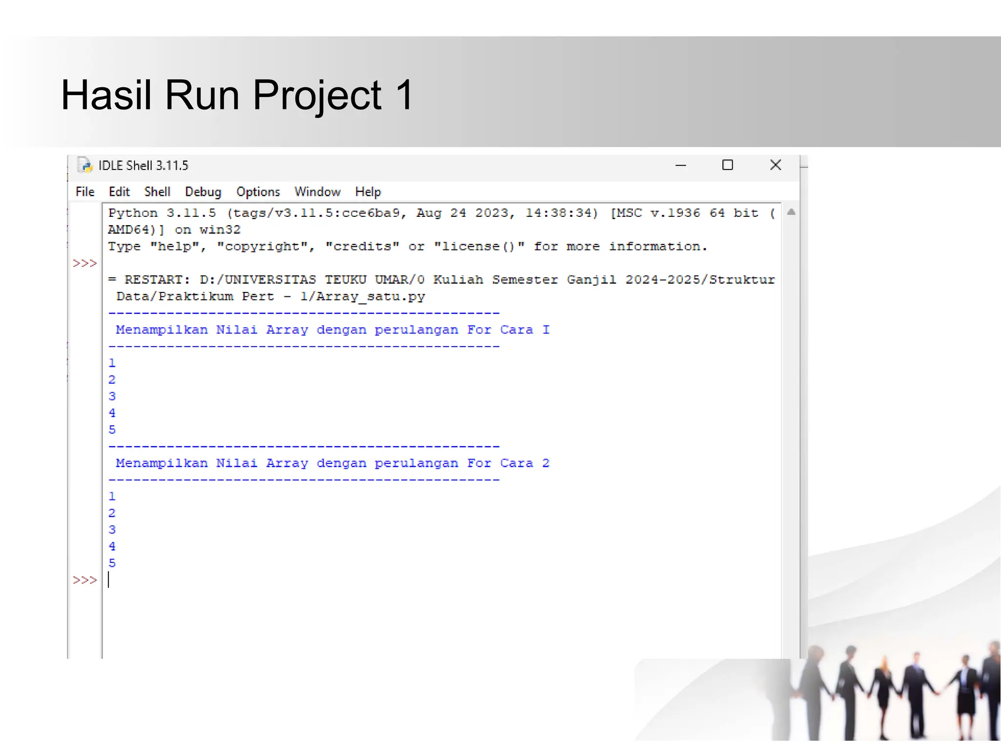 2. Array Satu Dimensi Struktur Data .ppt