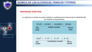 2. Alcoholes (diapositivas química orgánica II) | PDF
