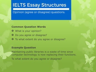 IELTS writing task 2 types academic module | PPTX