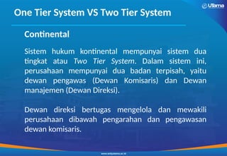 Materi Kerangka Tata Kelola Perusahaan dan Pengendalian | PPTX