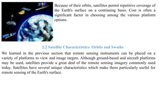 Advanced Remote Sensing - Satellite and Sensors | PPTX