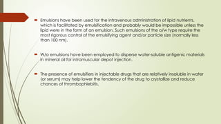 2. Emulsion and their types presentation | PPTX
