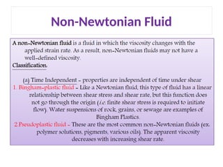 Non-Newtonian Fluid
 