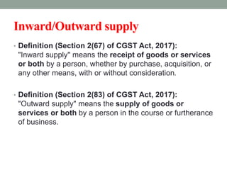 Goods Inwards Format 2.Goods and Services tax (GST) framework | PDF