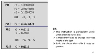 ARM programming basics for data typeswith examples | PDF