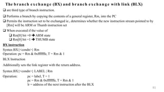 ARM programming basics for data typeswith examples | PDF