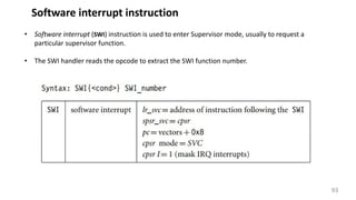 Swi Database Software ARM programming basics for data typeswith examples | PDF