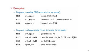 ARM programming basics for data typeswith examples | PDF