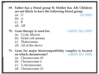 2. Pathology & Genetics Multiple choice questionnaire | PPT