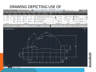 DRAWING DEPICTING USE OF
DIMENSIONING
 