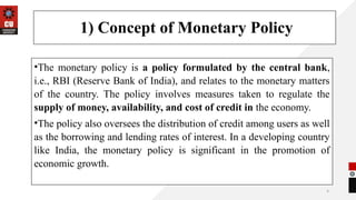 2.1.1 Monetary Policy.pptx in detail llll | PPTX
