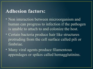 Adhesion Examples Infection 2. Machanism of infection and inflammation.pptx