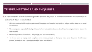 Issue Tender TENDERING PROCESS, TYPES OF TENDERS, TENDER DOCUMENT | PPTX
