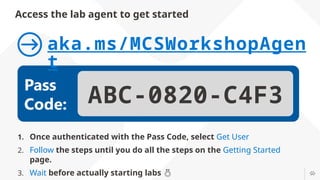 Pro Code Agent Microsoft 2. Microsoft Copilot Studio - Training and Hands-On Labs.PPTX