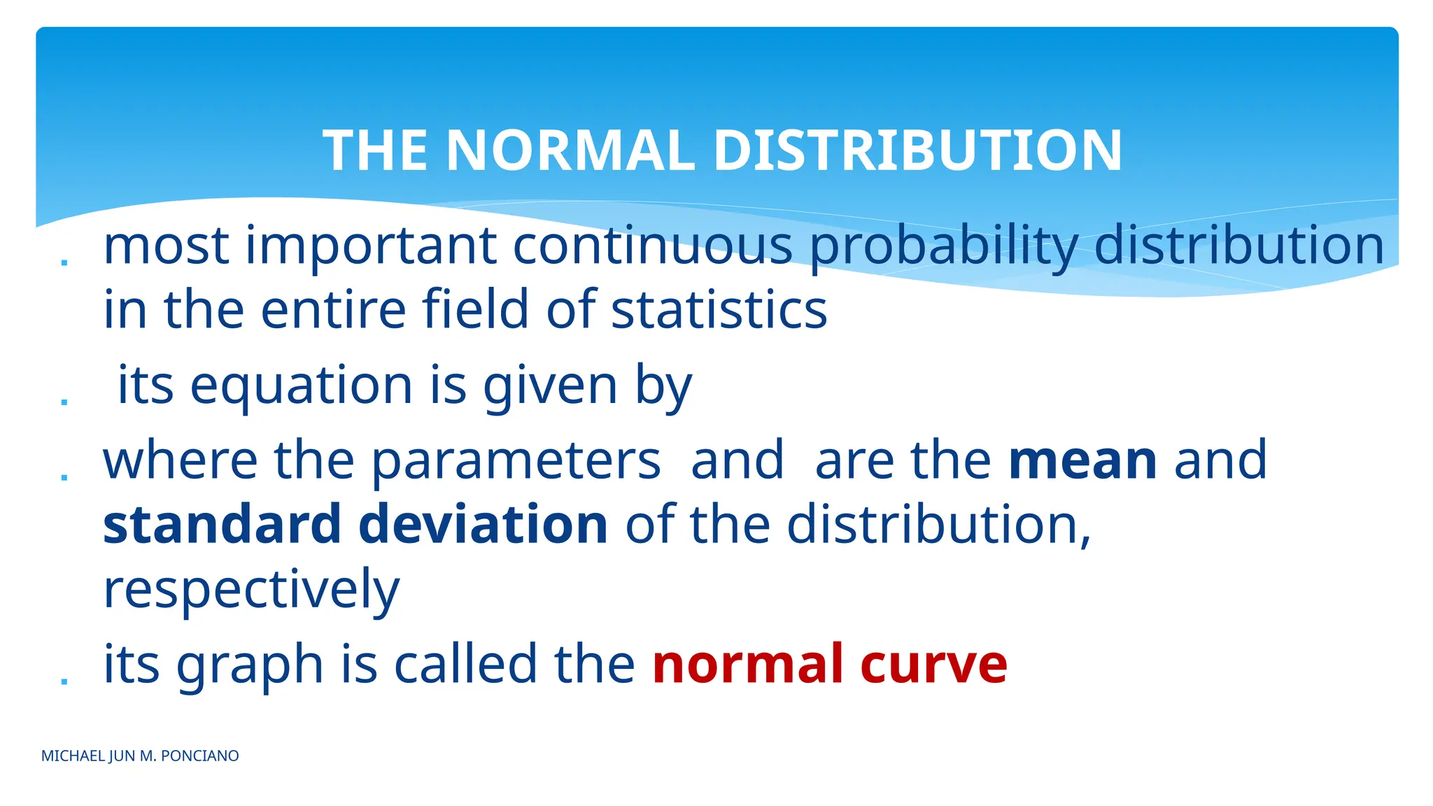 Normal Distribution (Statistics and Probability) | PPTX