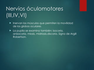 2. Semiologia Pares Craneanos pares craneanos pares craneanos | PPT