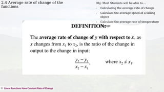 2.4 Average rate of change of the function PPT.pptx
