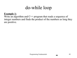 2.3 Control Structures - Repetition.ppt in c | PPT