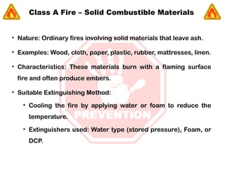 Solids Fire Examples Fire - CAuses, Classes and Fire traingle.pptx