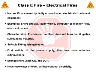Fire - CAuses, Classes and Fire traingle.pptx