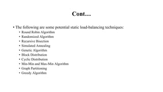 Load balancing (Static) Parallel Algorithms | PDF