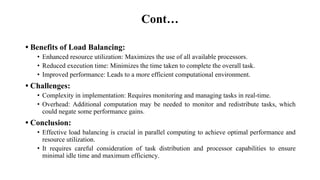 Load balancing (Static) Parallel Algorithms | PDF