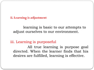 2.Basic principles of learning - presentation | PPTX