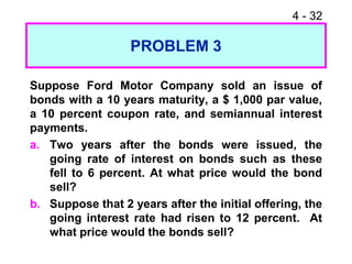 BOND VALUATION CALCULATION - FINANCIAL MANAGEMENT | PDF