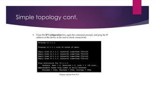 Simple topology cont.
 