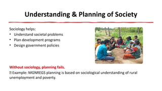 Importance of Sociology & Rural Sociology | PPTX