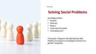 Importance of Sociology & Rural Sociology | PPTX