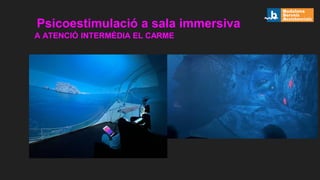 Psicoestimulació a sala immersiva
A ATENCIÓ INTERMÈDIA EL CARME
 