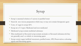 industrial pharmacy unit II Liquid Orals | PPTX