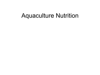 Aquaculture Nutrition 