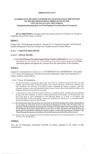 Ocean City Council agenda Feb. 26, 2015