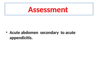 2. Acute appendicitis is the inflammation of vermiform appendix | PPTX