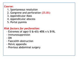 2. Acute appendicitis is the inflammation of vermiform appendix | PPTX