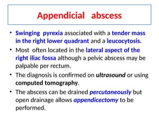 2. Acute appendicitis is the inflammation of vermiform appendix | PPTX