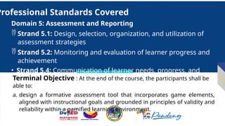 Learning Strand 5 Module 2 2. 5- Assessment in Gamified Learning.pptx