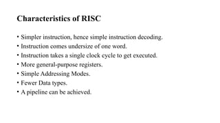 2.3 RISC and CISC Architecture.pptx File organization in DBMS | PPTX