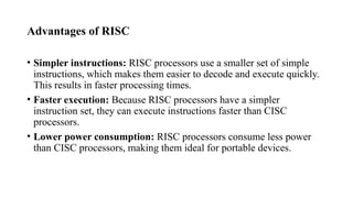2.3 RISC and CISC Architecture.pptx File organization in DBMS | PPTX